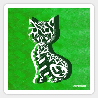 don gatotonaca cat ecopop Sticker